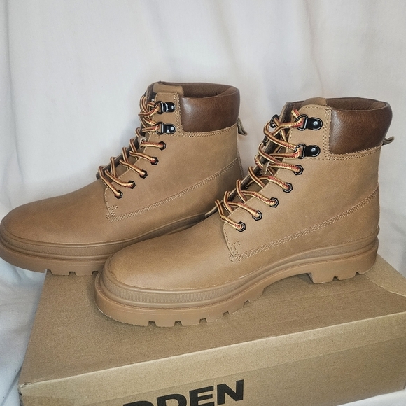 Steve Madden MADDEN Glixxo Lug Sole Lace Up Combat Boot NWT Sz 11 Retail $100 - Picture 7 of 14